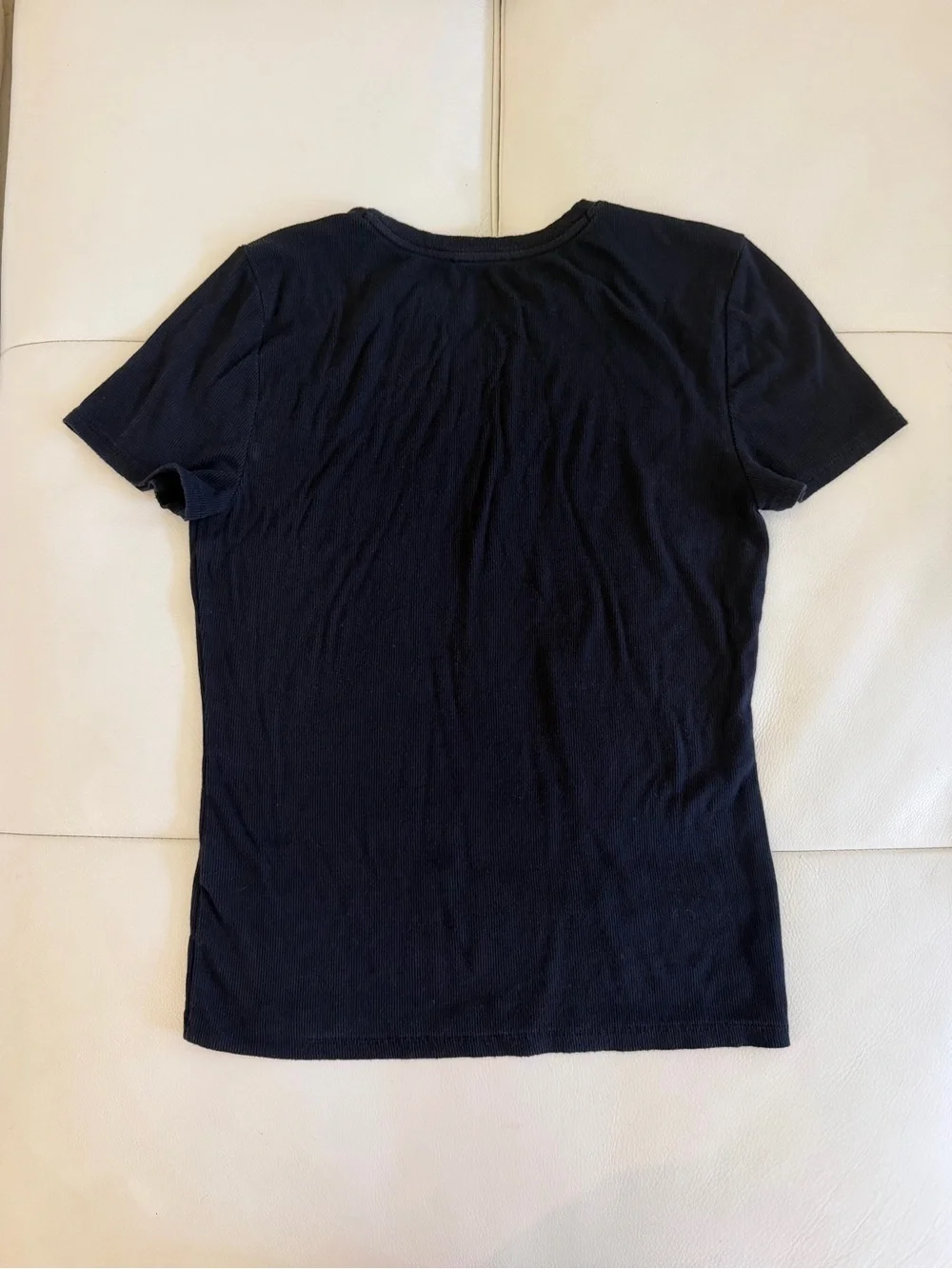 Gianni Bini Black Short Sleeve Crewneck Tee